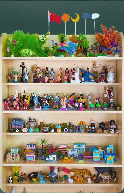 心理咨询沙盘游戏沙具套装箱庭疗法玩具模型摆件1200件600件仅沙具