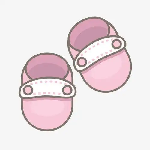 矢量卡通手绘可爱鞋子