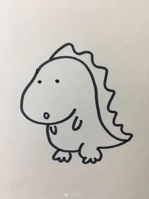 简单的恐龙怎么画 恐龙怎么画简单又好看
