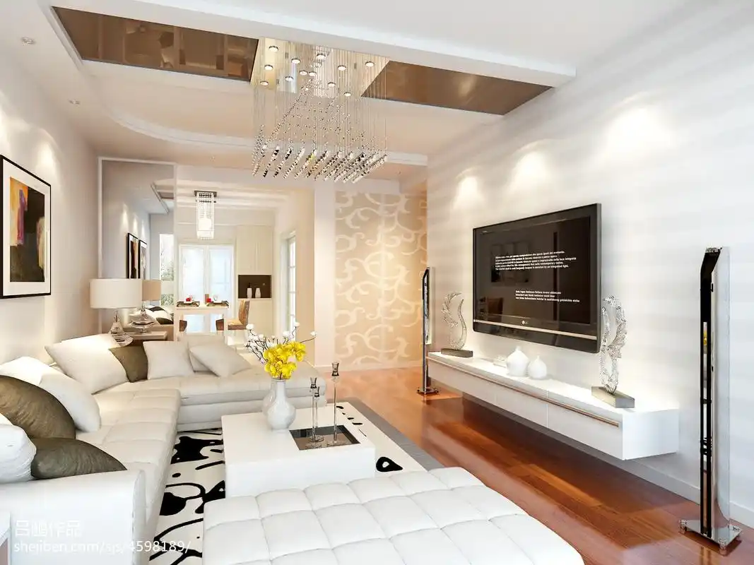 201896平米三居客厅简约欣赏图片大全