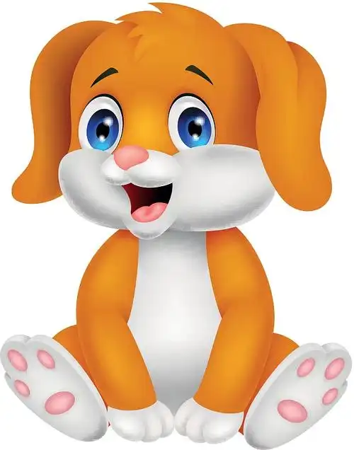 可爱的小狗卡通图片