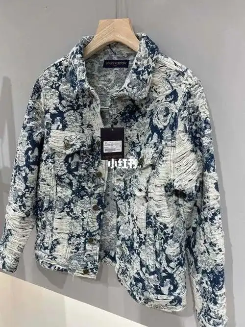 lv青花瓷牛仔外套