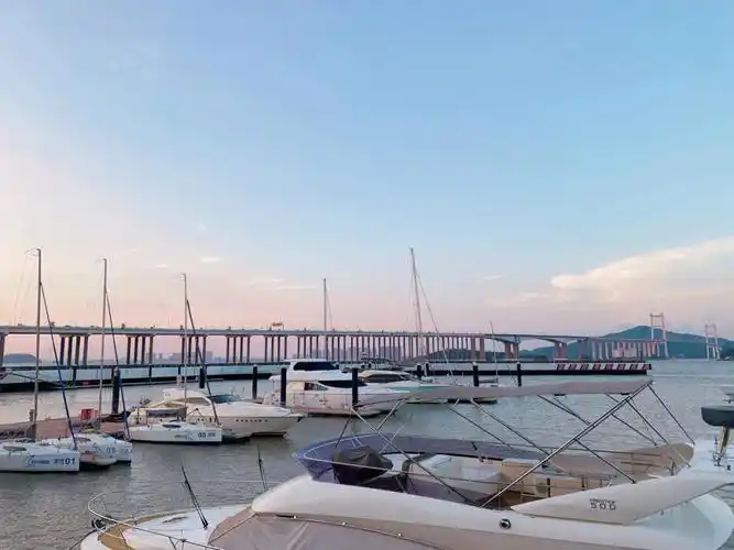 南沙游艇会的日落真好看