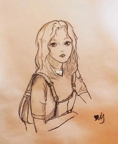 浅浅给同学画个肖像