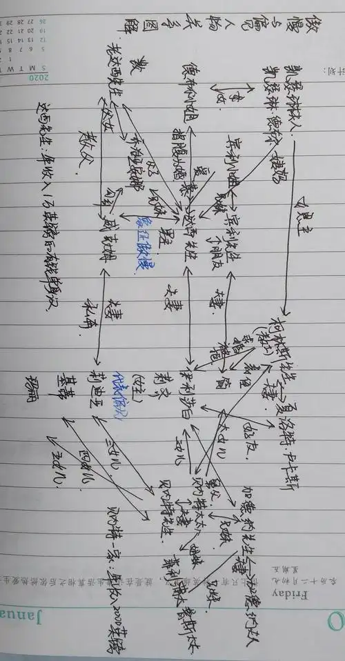 傲慢与偏见人物关系图解