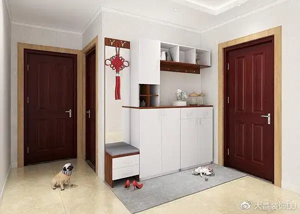 做玄关鞋柜的时候装了个换鞋台真的是太方便了