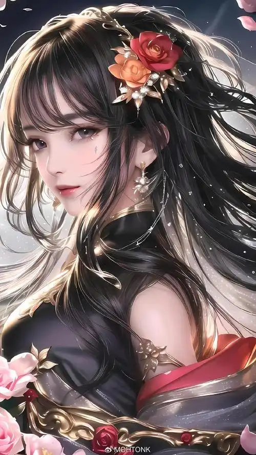 竖屏唯美古风壁纸ai绘画图集动漫卡通二次元手机高清壁纸cg