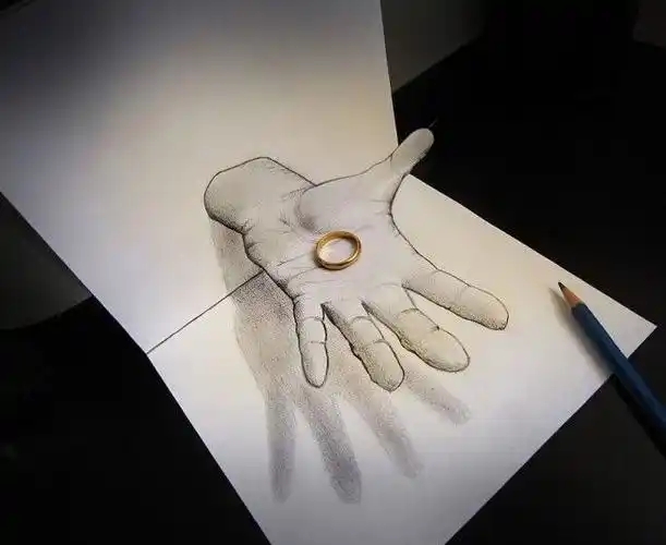 意大利艺术家迪迪的3d铅笔手绘 插画艺术--创意图库 #采集大赛