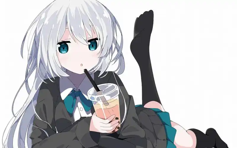 动漫可爱少女图片桌面壁纸高清大图预览1920x1200_卡通动漫下载_美桌