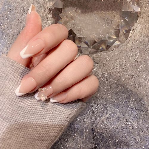 2021网红穿戴式美甲成品可爱穿戴甲高级指甲贴片显手白辣妹可拆卸