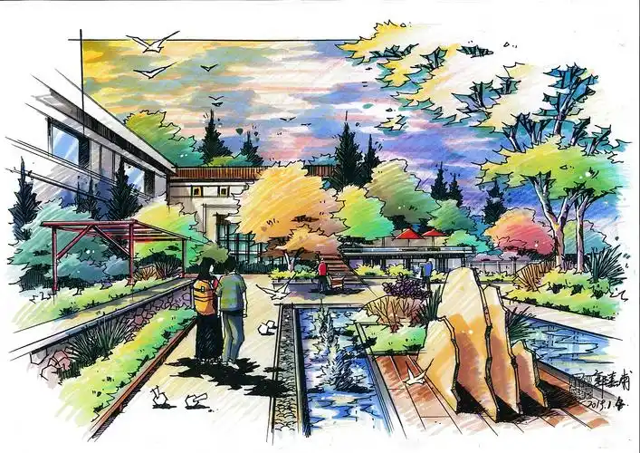 景观设计手绘表现