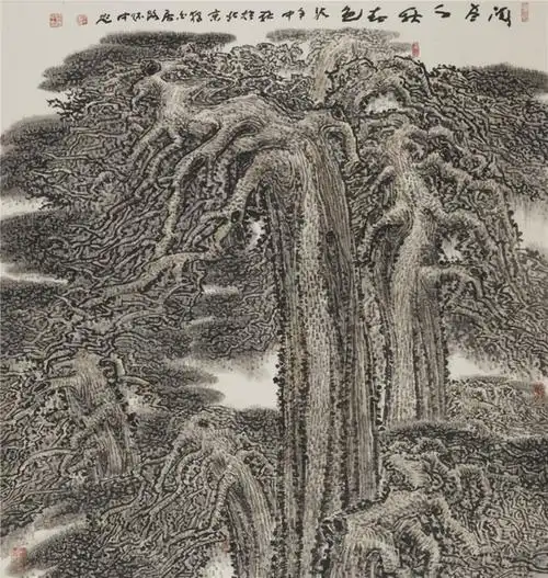 当代山水画大家路怀中的艺术鉴赏