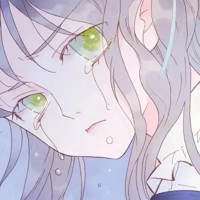 哭泣动漫女生头像