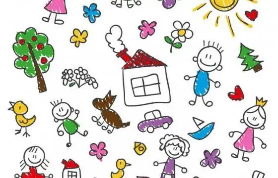 儿童背景装饰简笔画