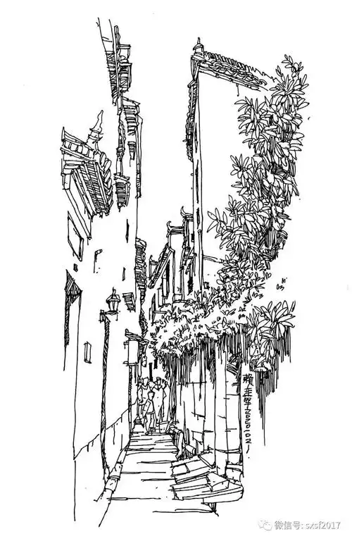 【风景速写】——照片写生对比系列(三)