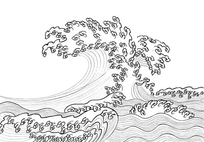 纹身  #纹身手稿  #原创纹身手稿  #纹身设计  #浪花