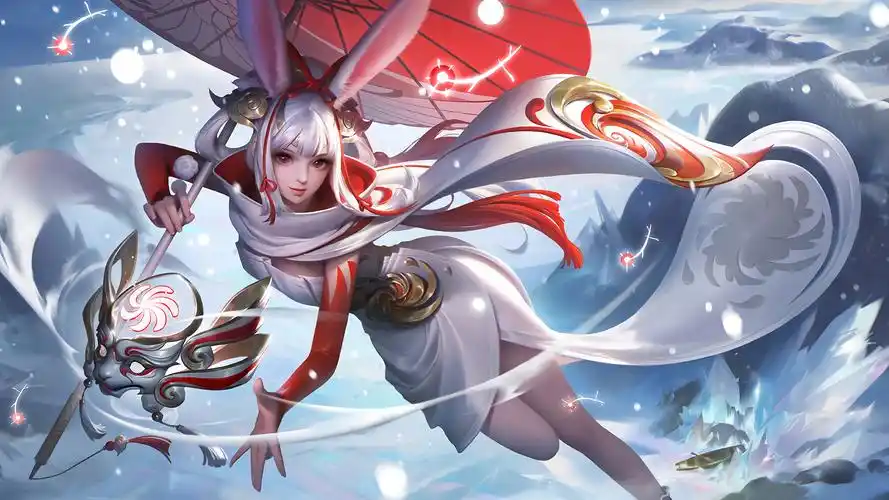 王者荣耀 祈雪灵祝 公孙离 4k游戏壁纸