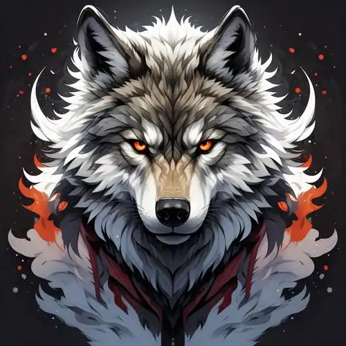 超酷狼头像霸气侧漏