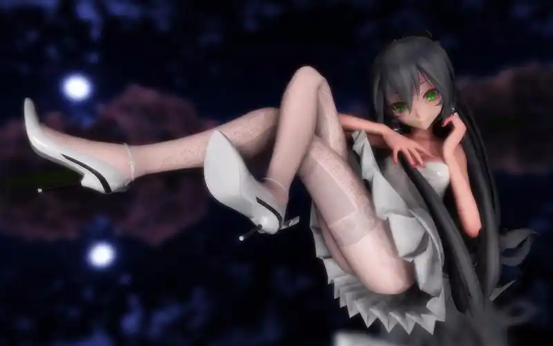 【婚纱天依】呐,抱抱~78【classic】百合之恋【香肩婀娜】_mmd·3d