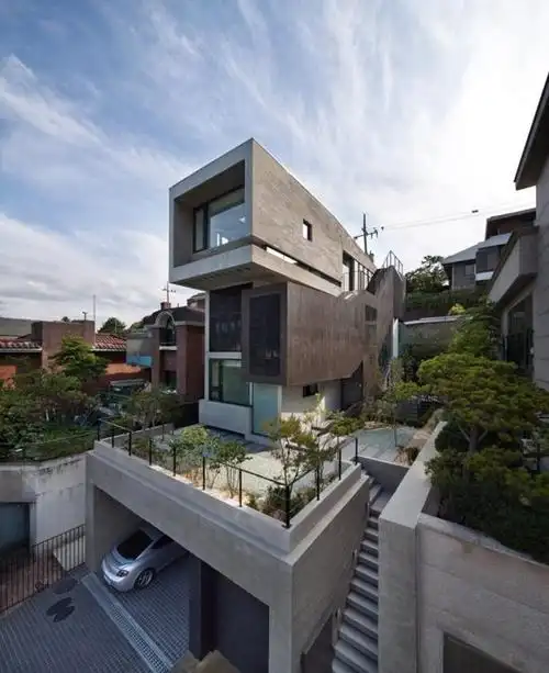 bangmin韩国首尔三代居住的hhouse住宅楼