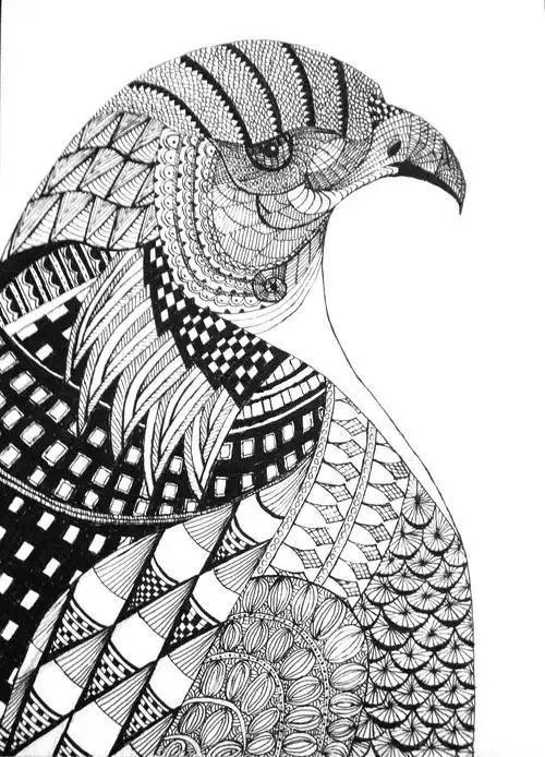 简笔画点线形的含义