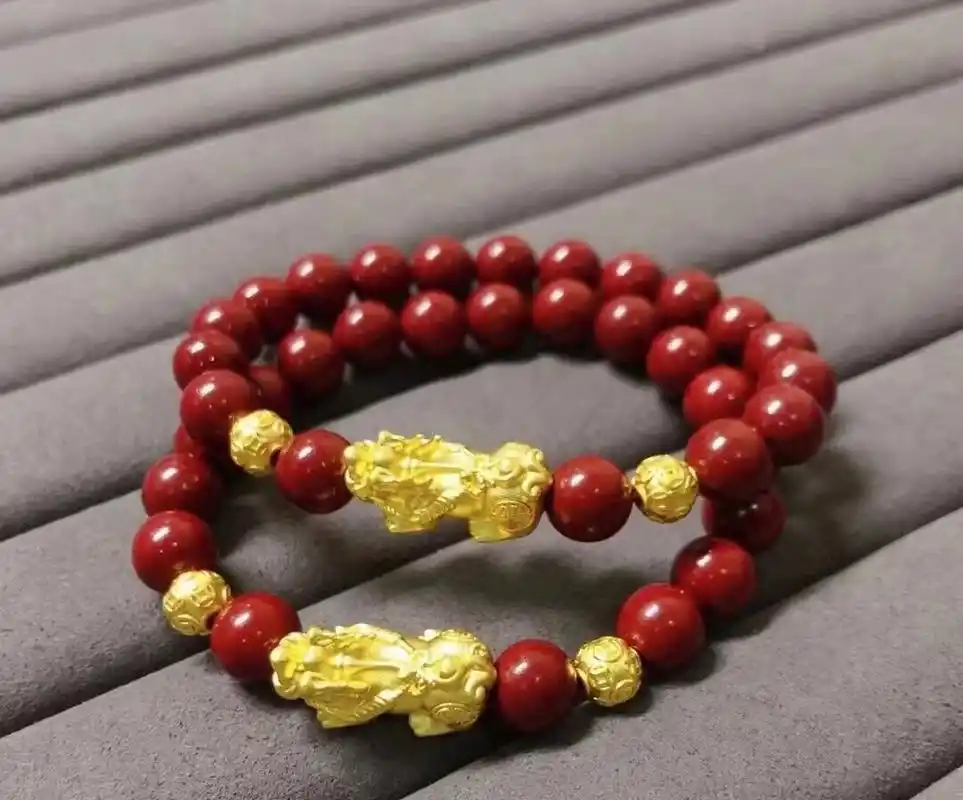 招财貔貅配朱砂,招财又辟邪