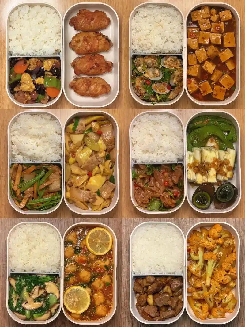 上班族工作日午餐便当菜谱合集91共花52.91小金一周便当菜 - 抖音