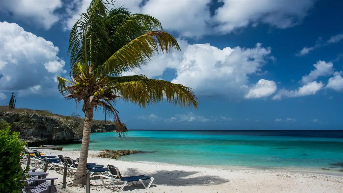 唯美海洋沙滩风光高清桌面壁纸