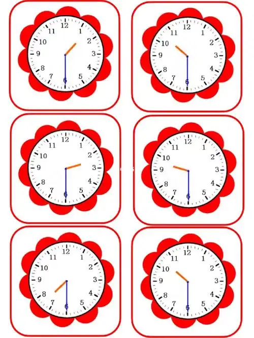 幼小衔接认识半点小练习