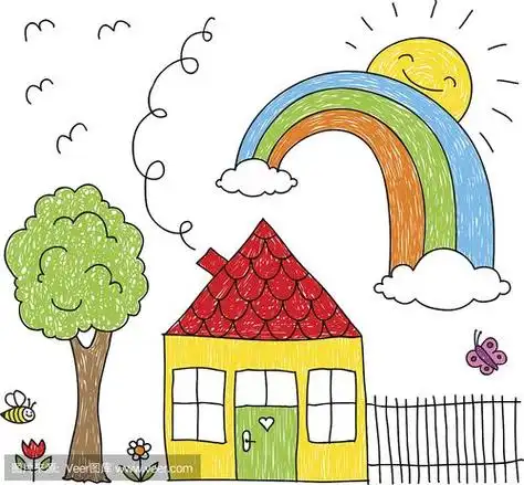 又简单又美丽的房子画 又简单又美丽的房子画四年级