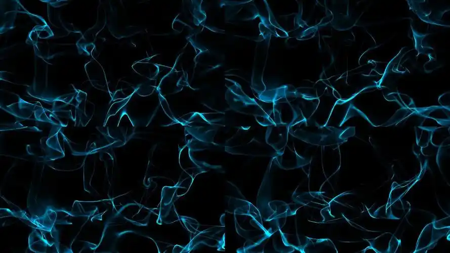 艺术蓝色火焰特效背景