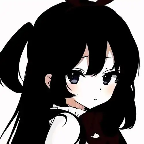 黑色动漫头像##二次元新鲜事