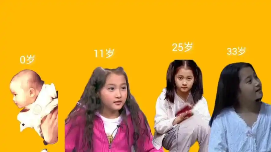 关晓彤从0岁到33岁变成儿童关晓彤10岁儿童小孩