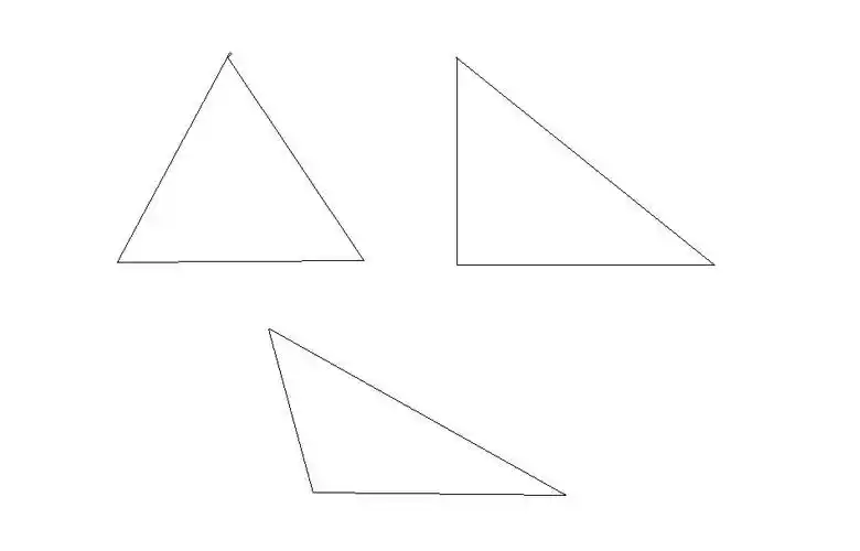 如图,分别作出锐角三角形,直角三角形,钝角三角形的外接圆,它们外心的