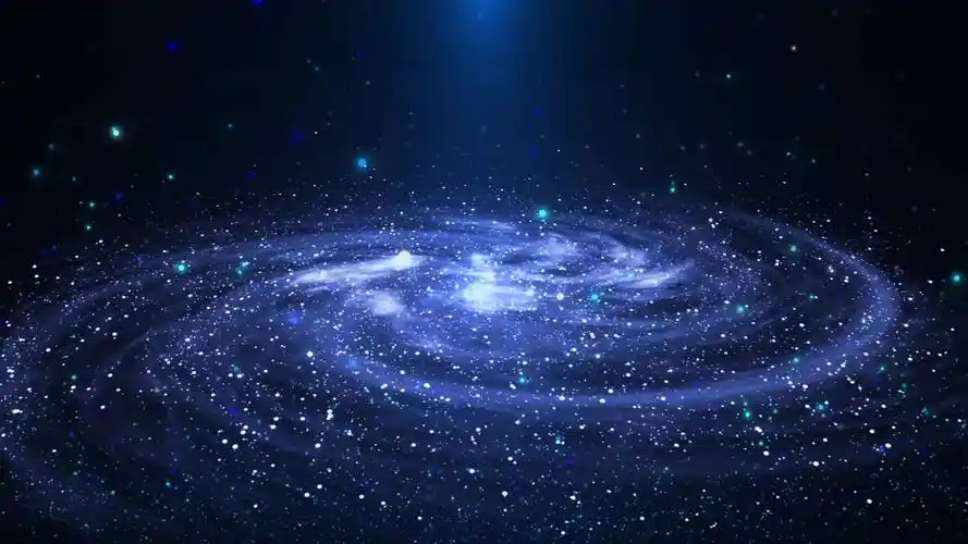 梦幻般的夜空,美丽的银河系