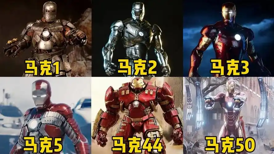 盘点钢铁侠战甲的进化史,你喜欢哪一套战甲?马克浪子回头金不换
