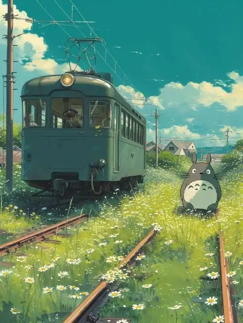治愈系插画 | 宫崎骏的夏天    #二次元新鲜事##某某壁纸