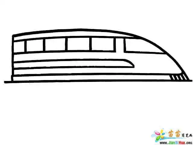 地铁简笔画大全大图 第1页漂亮的火车怎么画火车简笔画画法步骤教程