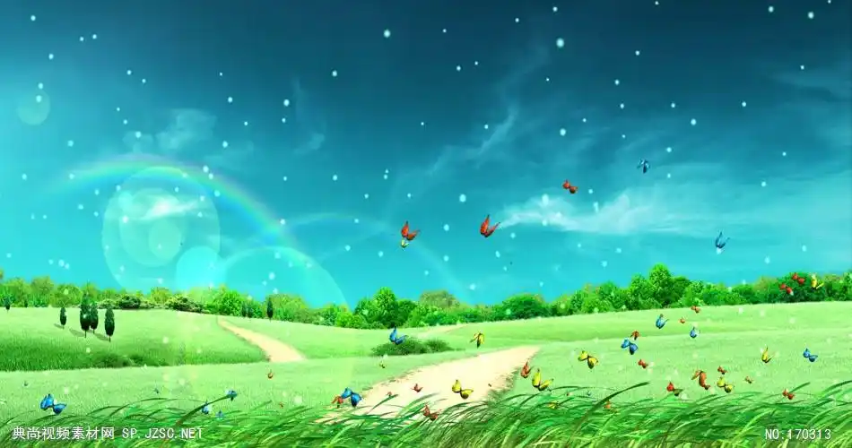 动感背景视频素材草原山川歌舞款y0149小清新led视频素材库