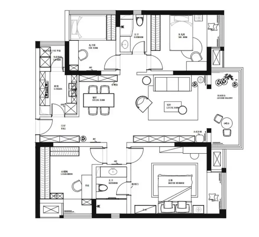 日子过久了,才知道简单装修最舒适,看她家,既清新又治愈