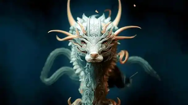 山海经异兽:应龙,黄帝坐骑,凤凰和麒麟的祖先