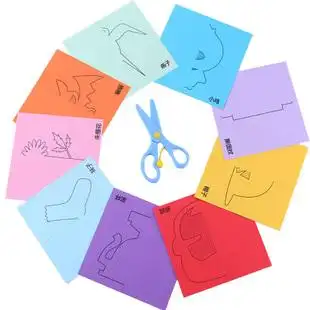 3-4-5-6-7岁幼儿童手工制作书 折纸剪纸飞机大全每盒附赠96张彩纸