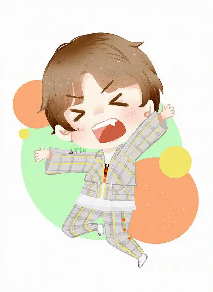 [超话]##justin黄明昊密室大逃脫#【q版】蜜桃贾真实帅气与可爱并存