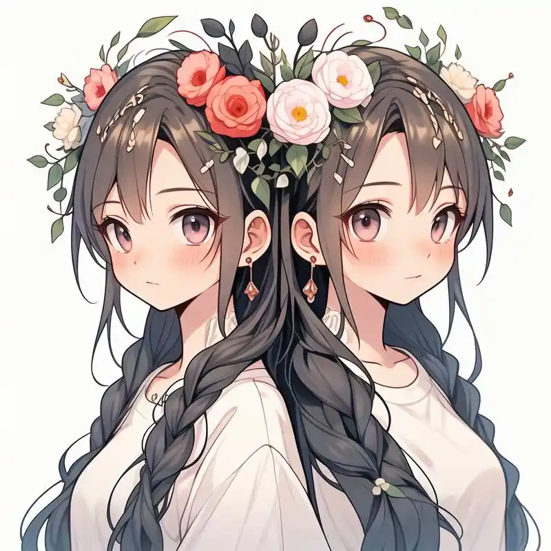 93 可爱双胞胎姐妹头像来啦!