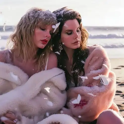 假如雪落沙滩有mv#如果霉霉和打雷姐合作《snow on the beach 》祄vv