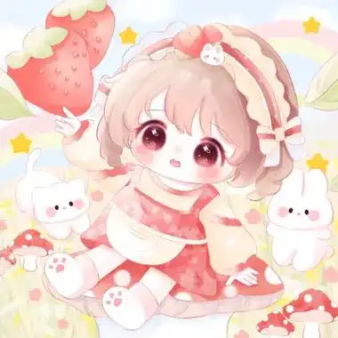 卡通q版可爱女生头像