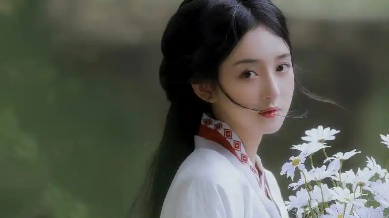 马尾辫美女刘奕宁黑色西装时尚气质美女4k美女壁纸800x450