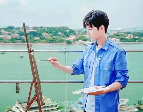 肖战绘画春暖花开