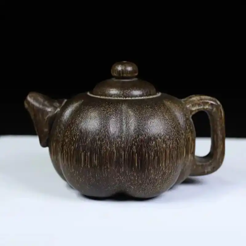 高仿犀牛角酒壶摆件,壶长11.6厘米宽8.5厘米高8厘米,重 - 抖音