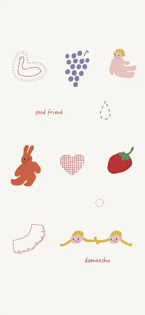 韩系插画风手机壁纸